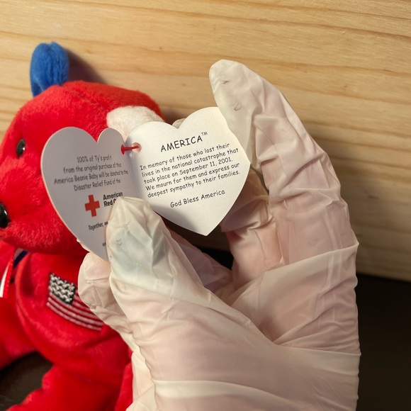 America - 9/11 Bear Ty Beanie Baby - Picture 11 of 14